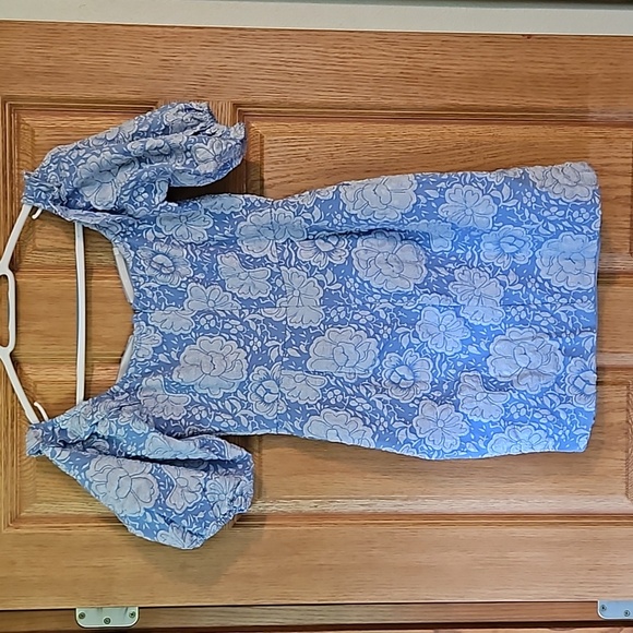 Sollinarry Mini On or Off Shoulder Dress Sz. M NWT Puffy Sleeve V neck stunner - Picture 5 of 8